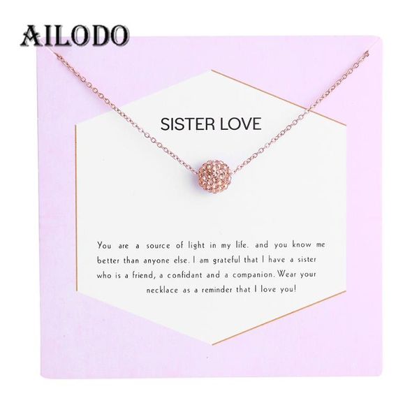 ailodo stainless steel wish card necklace lucky crystal ball make a wish pendant necklace fashion jewelry gift for sisters s001, Silver
ailodo stainless steel wish card necklace lucky crystal ball make a wish pendant necklace fashion jewelry gift for sisters s001, Silver
