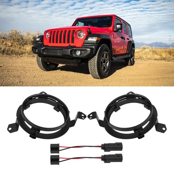 1 pair of car 7" led headlight conversion adapter bracket for wrangler jl/jlu led lamp for auto new
1 pair of car 7" led headlight conversion adapter bracket for wrangler jl/jlu led lamp for auto new