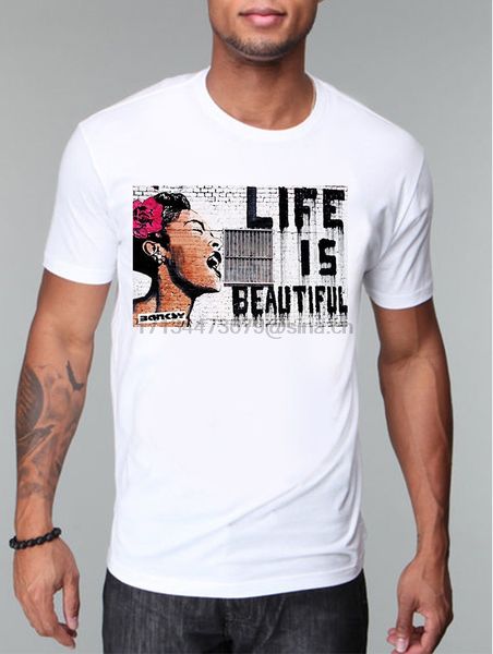 banksy life is beautiful street art men t shirt
banksy life is beautiful street art men t shirt