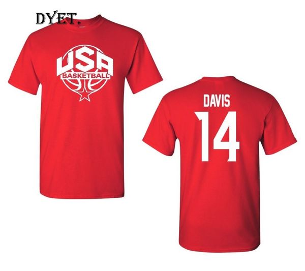 usa men's basketballer davis # 14 front and back men's tee shirt t-shirt 2019 latest o-neck sunlight men t-shirt blank tee shirt
usa men's basketballer davis # 14 front and back men's tee shirt t-shirt 2019 latest o-neck sunlight men t-shirt blank tee shirt