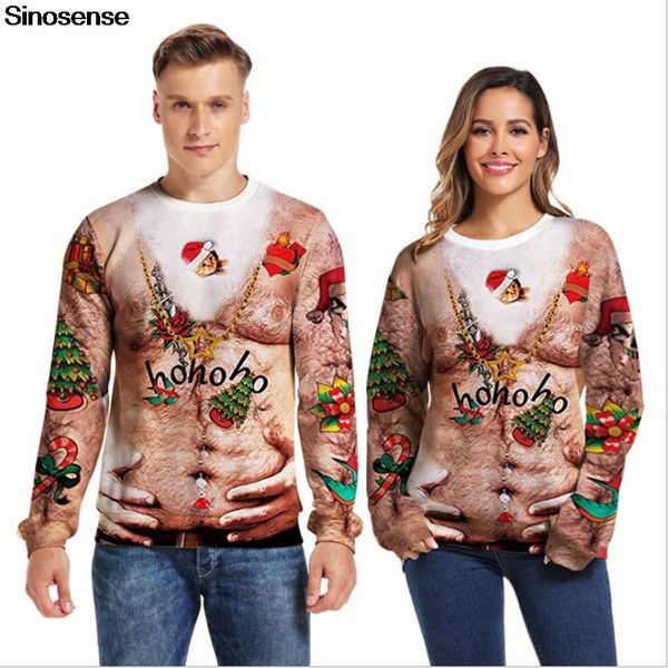 men's sweaters ugly christmas sweater 3d funny printed pullover sweatshirt men women autumn winter plus size clothing xmas jumpers to, White;black
men's sweaters ugly christmas sweater 3d funny printed pullover sweatshirt men women autumn winter plus size clothing xmas jumpers to, White;black