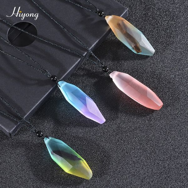 hiyong wood resin necklace pendant adjustable sweater chain pendant vintage black long rope necklace selling jewelry, Silver
hiyong wood resin necklace pendant adjustable sweater chain pendant vintage black long rope necklace selling jewelry, Silver
