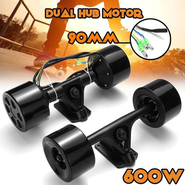 skateboarding 600w 90mm dual drive scooter hub motor kit high power dc brushless wheel remote control for electric skateboard longboard 
skateboarding 600w 90mm dual drive scooter hub motor kit high power dc brushless wheel remote control for electric skateboard longboard