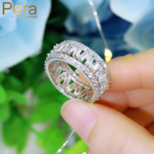 wedding rings pera brand jewelry design baguette cz crystal wide round engagement for women fashion finger accessories band r146, Slivery;golden
wedding rings pera brand jewelry design baguette cz crystal wide round engagement for women fashion finger accessories band r146, Slivery;golden