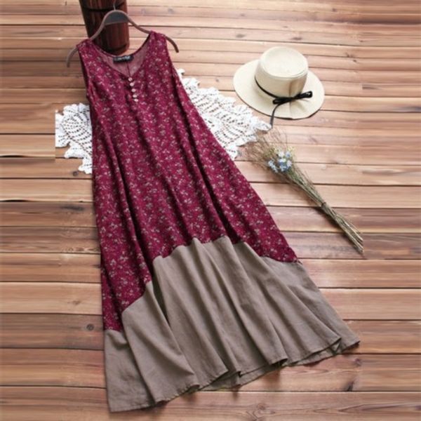 2019 printed stitching women's v-neck sleeveless mid-length long skirt 2019 printed stitching women's v-neck sleeveless mid-length, Black;gray
2019 printed stitching women's v-neck sleeveless mid-length long skirt 2019 printed stitching women's v-neck sleeveless mid-length, Black;gray