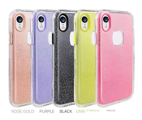 hybird 3in1 clear shiny glitter phone case pc silicone full cover for iphone 11 6s 7 8 plus x xr xs max bling cellphone cases
hybird 3in1 clear shiny glitter phone case pc silicone full cover for iphone 11 6s 7 8 plus x xr xs max bling cellphone cases
