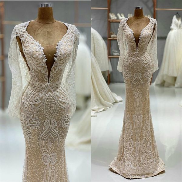 real image mermaid wedding dresses with wrap luxury full lace beads appliqued plus size bridal gowns sweep train vintage vestidos de novia, White
real image mermaid wedding dresses with wrap luxury full lace beads appliqued plus size bridal gowns sweep train vintage vestidos de novia, White