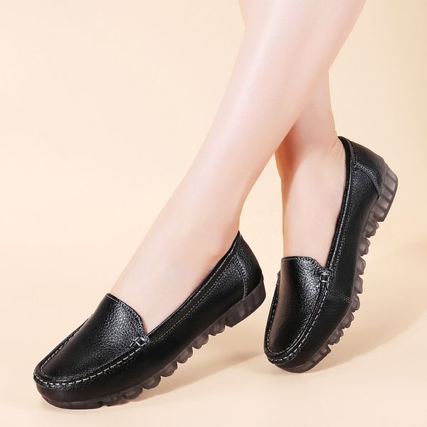 autumn women loafers moccasin casual genuine leather shoes moccasins slip on woman shoes mocasines, Black
autumn women loafers moccasin casual genuine leather shoes moccasins slip on woman shoes mocasines, Black