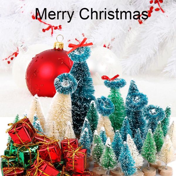 mini colorful cedar christmas trees kit sisal snow frost trees with wood base bottle brush snow embellishment desktree
mini colorful cedar christmas trees kit sisal snow frost trees with wood base bottle brush snow embellishment desktree
