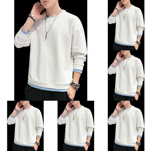 new round neck long sleeve t- men's korean style trendy loose sweater fake two base iin trendy brand t-shirt shirt sweater shirtautumn, Black
new round neck long sleeve t- men's korean style trendy loose sweater fake two base iin trendy brand t-shirt shirt sweater shirtautumn, Black