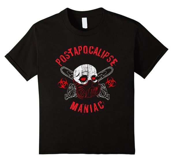 2019 new summer fashion men tee shirt t-shirt (hr) zombie maniac casual t-shirt