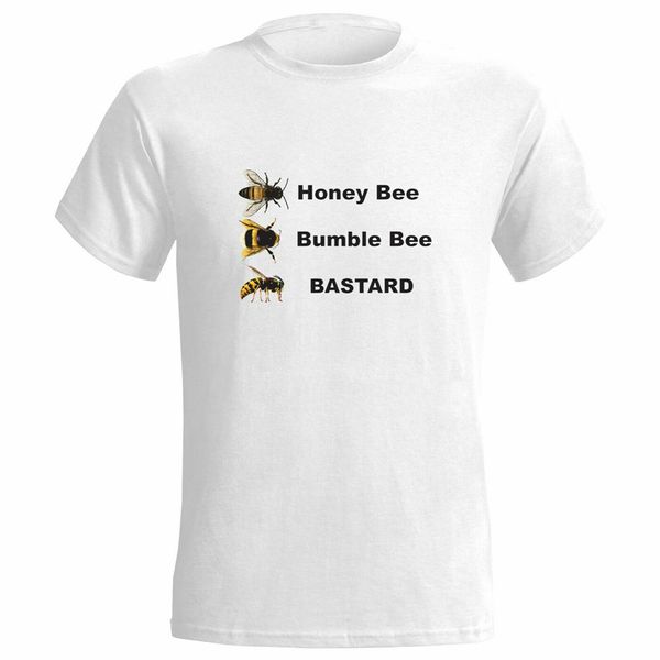 bastard wasp funny mens t shirt bumble honey bee hate wasps summer sun holiday cool gift personality tee shirt
