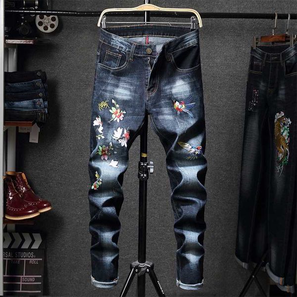 embroidery jeans men dark blue stretch slim streetwear denim pants casual retro biker jeans man trousers hiphop
embroidery jeans men dark blue stretch slim streetwear denim pants casual retro biker jeans man trousers hiphop