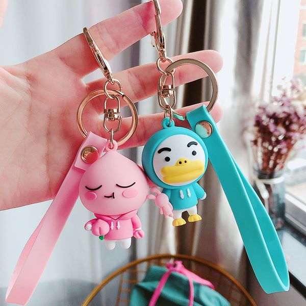 cute cartoon pvc soft korean doll keychain pendant gifts for women cute keychain, Silver
cute cartoon pvc soft korean doll keychain pendant gifts for women cute keychain, Silver