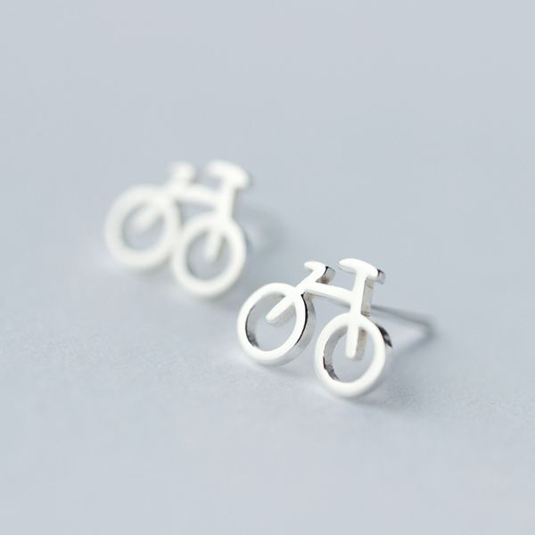 stud solid s925 sterling mini bicycle bike earrings for women girls fashion charming ear jewelry (se410), Golden;silver
stud solid s925 sterling mini bicycle bike earrings for women girls fashion charming ear jewelry (se410), Golden;silver