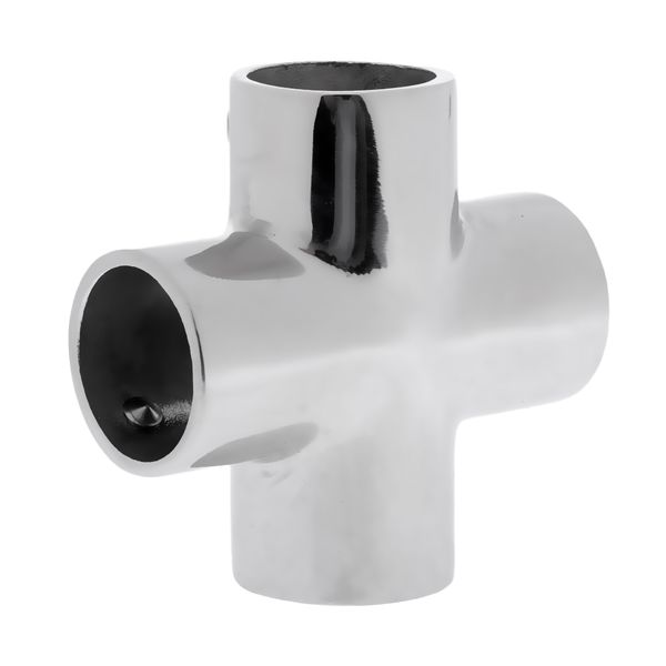 premium 4 way 90 degree 22mm 7/8'' pipe yacht boat hand rail fitting - marine grade silver 316 stainless steel
premium 4 way 90 degree 22mm 7/8'' pipe yacht boat hand rail fitting - marine grade silver 316 stainless steel
