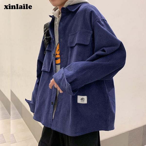 2020 spring and autumn men's jacket loose large size parka coat men's fashion trend lapel jacket clothing, Black;brown
2020 spring and autumn men's jacket loose large size parka coat men's fashion trend lapel jacket clothing, Black;brown