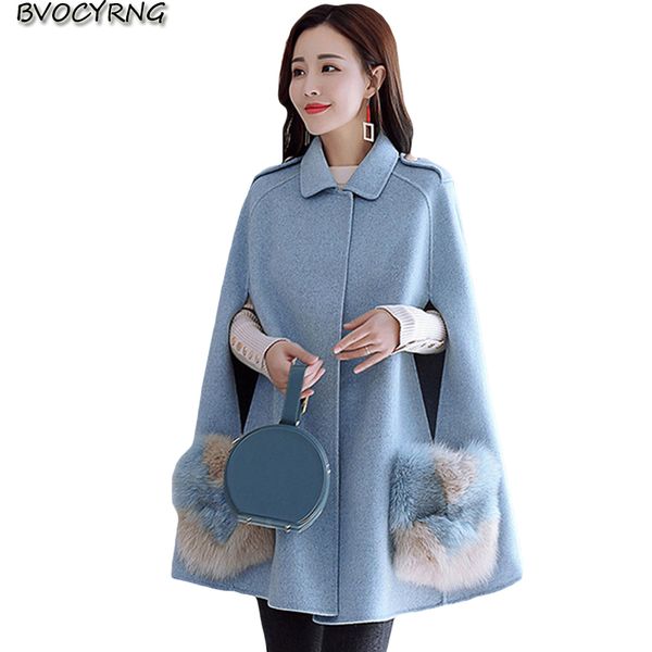women's wool & blends high-end woolen coat female korean loose 2021 fashion autumn winter cloak parka women medium length jacket a1517, Black
women's wool & blends high-end woolen coat female korean loose 2021 fashion autumn winter cloak parka women medium length jacket a1517, Black