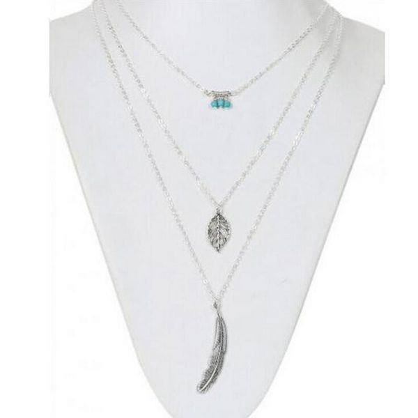 chains multilayer hammer chain leaf lariat bar necklace long strip pendant collar collier femme women jewelry, Silver
chains multilayer hammer chain leaf lariat bar necklace long strip pendant collar collier femme women jewelry, Silver