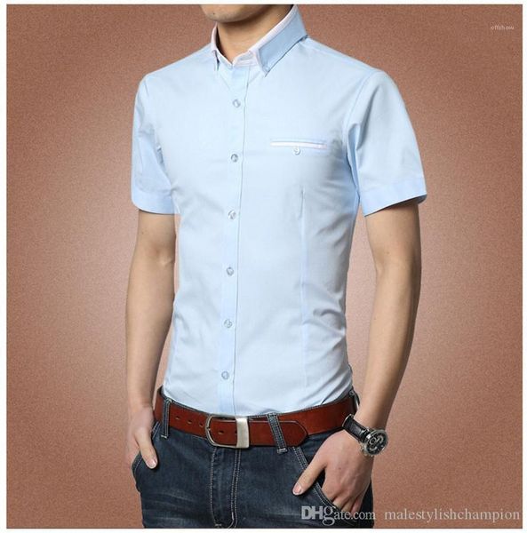 da uomo short shirt chemise homme short sleeve shirts skinny teenager male clothing mens designer solid color shirt camicie, White;black
da uomo short shirt chemise homme short sleeve shirts skinny teenager male clothing mens designer solid color shirt camicie, White;black