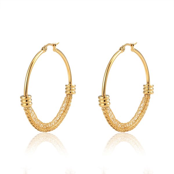 hoop & huggie titanium steel half circle hollow gold and silver color brand earrings for women fashion jewelry gift wholesale, Golden;silver
hoop & huggie titanium steel half circle hollow gold and silver color brand earrings for women fashion jewelry gift wholesale, Golden;silver