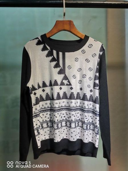 wb8299 fashion women's sweaters 2020 runway european design party style women's clothing, White;black
wb8299 fashion women's sweaters 2020 runway european design party style women's clothing, White;black