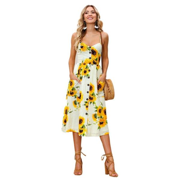 2020 new women's sling loose dress fashion v-neck floral printed dress sleeveless elegant maxi dess summer beach maxi boho, Black;gray
2020 new women's sling loose dress fashion v-neck floral printed dress sleeveless elegant maxi dess summer beach maxi boho, Black;gray
