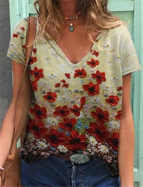 designer loose tees casual fashion pullover womens clothing fashion stereoscopic floral print summer tshirts breathable vneck female, White
designer loose tees casual fashion pullover womens clothing fashion stereoscopic floral print summer tshirts breathable vneck female, White