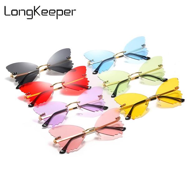 new butterfly rimless sunglasses women fashion cat eye sun glasses candy color shades lentes de sol mujer uv400, White;black
new butterfly rimless sunglasses women fashion cat eye sun glasses candy color shades lentes de sol mujer uv400, White;black