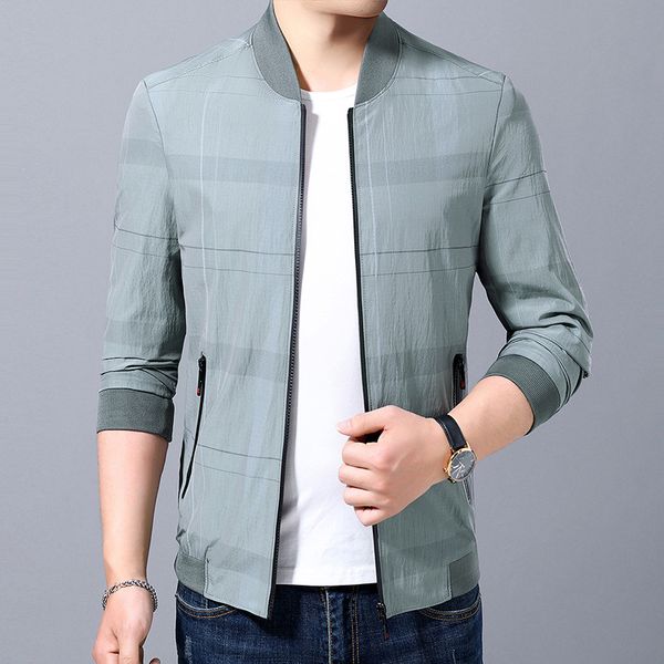 men's jackets 2021 style spring and autumn coat korean-style fashion jacket slim fit handsome, Black;brown 
men's jackets 2021 style spring and autumn coat korean-style fashion jacket slim fit handsome, Black;brown