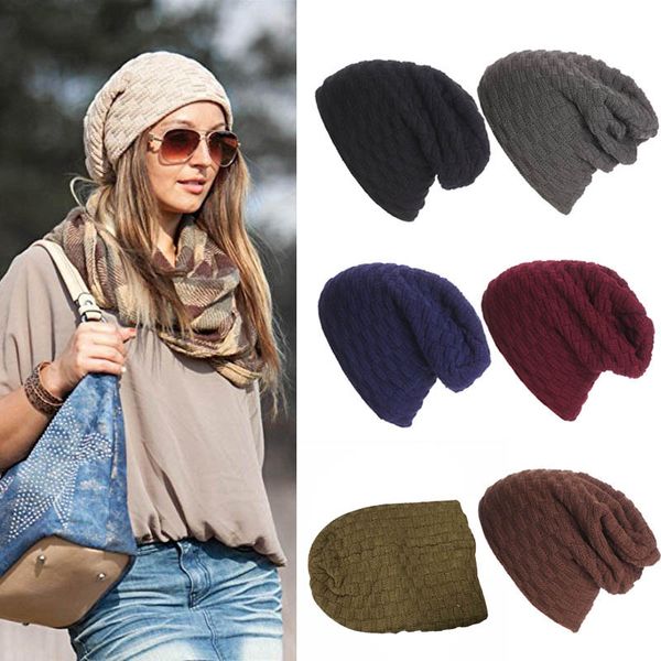 newly wool cap solid color slouchy warm knitted beanie hat for outdoor autumn winter fif66, Blue;gray
newly wool cap solid color slouchy warm knitted beanie hat for outdoor autumn winter fif66, Blue;gray