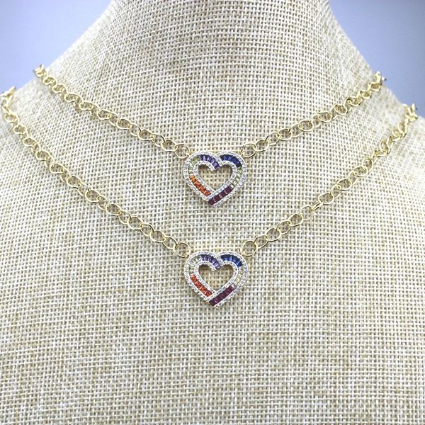 pendant necklaces 16inch 5pcs/lot fashion cz necklace,heart shape cubic zircon,rosary chain necklace jewelry ,micro pave wholesale, Silver
pendant necklaces 16inch 5pcs/lot fashion cz necklace,heart shape cubic zircon,rosary chain necklace jewelry ,micro pave wholesale, Silver