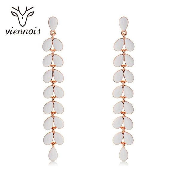 viennois delicate long leaf drop pendant earrings for women enamel rose gold dangle earrings tassel fashion jewelry, Silver
viennois delicate long leaf drop pendant earrings for women enamel rose gold dangle earrings tassel fashion jewelry, Silver