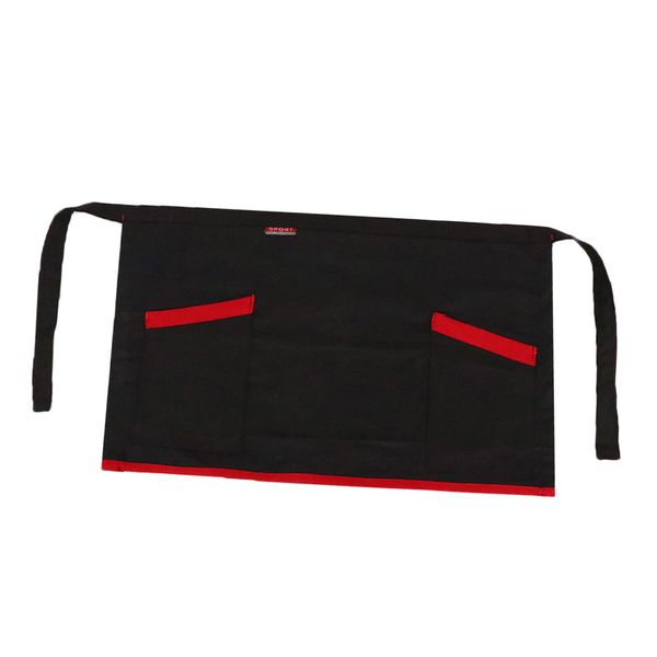 cotton kitchen waist apron cook cafe waiter uniform with 2 pockets