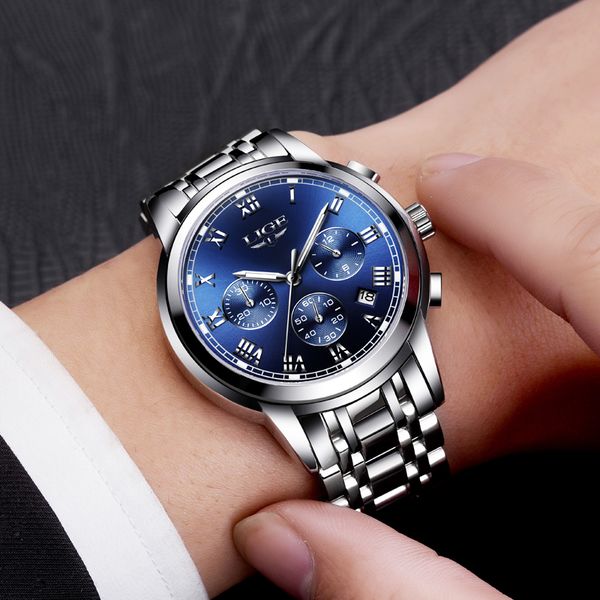 Mayforest Men Watch Luxury Top Brand Sport Chronograph Watches Mens Waterproof Full Steel Quartz Clock Watches Relogio Masculino, Slivery;brown
Mayforest Men Watch Luxury Top Brand Sport Chronograph Watches Mens Waterproof Full Steel Quartz Clock Watches Relogio Masculino, Slivery;brown