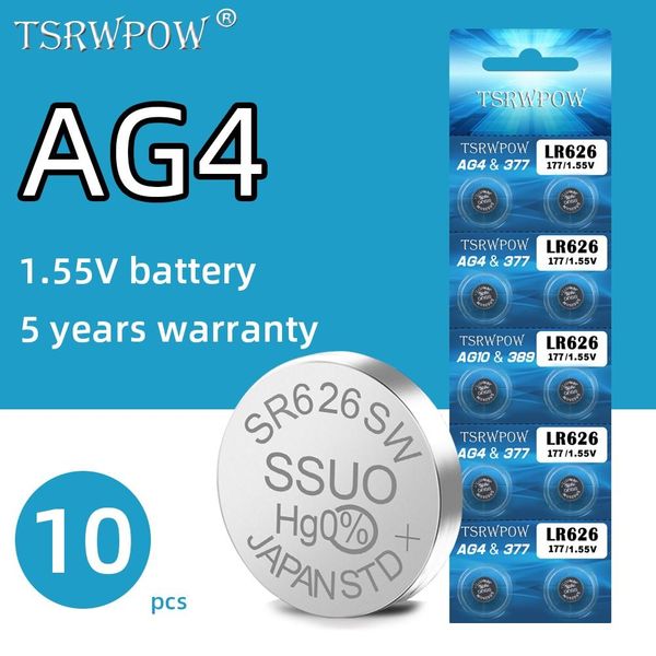 atteries button cell batteries 10pcs original tsrpow ag4 377a 377 lr626 battery for watch toys digital camera button coin cell alkaline l
atteries button cell batteries 10pcs original tsrpow ag4 377a 377 lr626 battery for watch toys digital camera button coin cell alkaline l