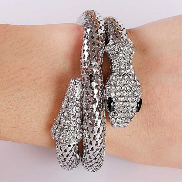 2020 real pulseiras pulseira masculina gothic fashion snake bangle wristband stretch bracelet spiral design arm cuff for women, Black
2020 real pulseiras pulseira masculina gothic fashion snake bangle wristband stretch bracelet spiral design arm cuff for women, Black