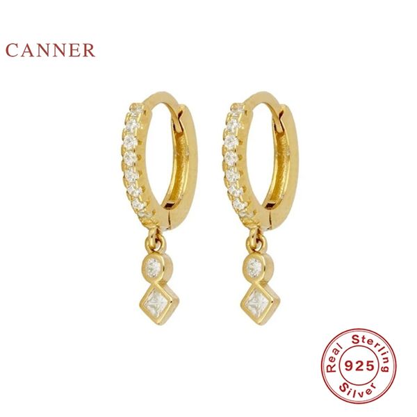 hoop & huggie canner real 925 sterling silver earrings for women ins geometric round square hoops zircon diamond jewelry pendientes, Golden;silver
hoop & huggie canner real 925 sterling silver earrings for women ins geometric round square hoops zircon diamond jewelry pendientes, Golden;silver