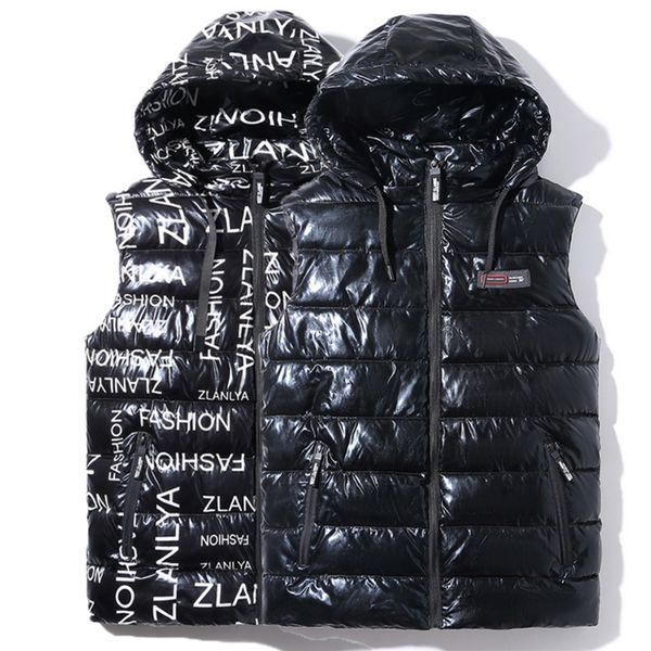 women's vests winter down vest plus size 8xl 9xl removable hooded black sleeveless waistcoat female autumn pleated zipper women, Black;white
women's vests winter down vest plus size 8xl 9xl removable hooded black sleeveless waistcoat female autumn pleated zipper women, Black;white