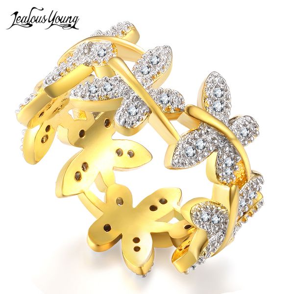 cluster rings luxury butterfly shape zircon gold color for women fashion crystal engagement ring party jewelry gift anel anillos, Golden;silver
cluster rings luxury butterfly shape zircon gold color for women fashion crystal engagement ring party jewelry gift anel anillos, Golden;silver