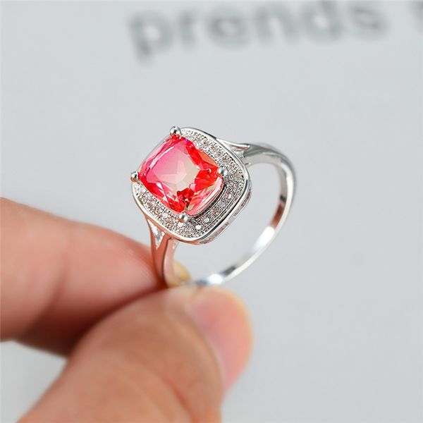 luxury female pink yellow crystal ring classic silver color wedding rings for women vintage zircon square thin engagement ring, Slivery;golden
luxury female pink yellow crystal ring classic silver color wedding rings for women vintage zircon square thin engagement ring, Slivery;golden