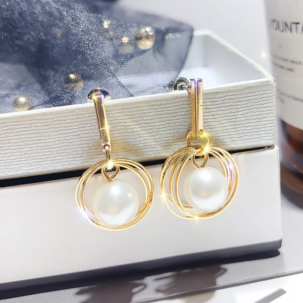 dangle & chandelier 2021 fashion round pearls earrings gold color geometric circle for women girls party jewelry brincos, Silver
dangle & chandelier 2021 fashion round pearls earrings gold color geometric circle for women girls party jewelry brincos, Silver