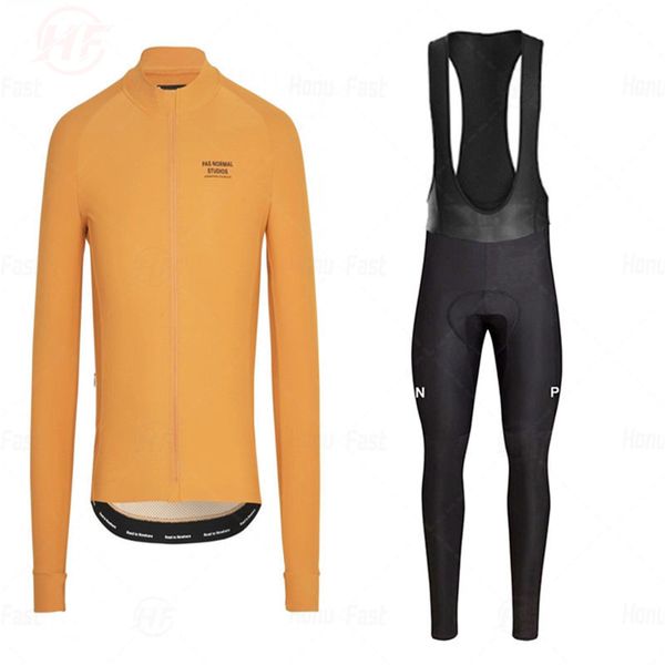 2020 pns men long sleeve jersey cycling sets cycling suit jersey set clothing breathable, Black;blue