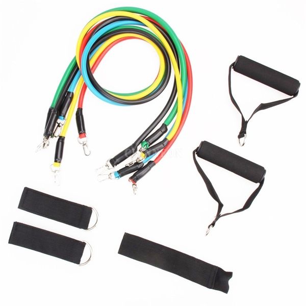resistance bands 10sets 11pcs/set latex tubing expanders exercise tubes strength pull rope pilates fitness equipment 
resistance bands 10sets 11pcs/set latex tubing expanders exercise tubes strength pull rope pilates fitness equipment