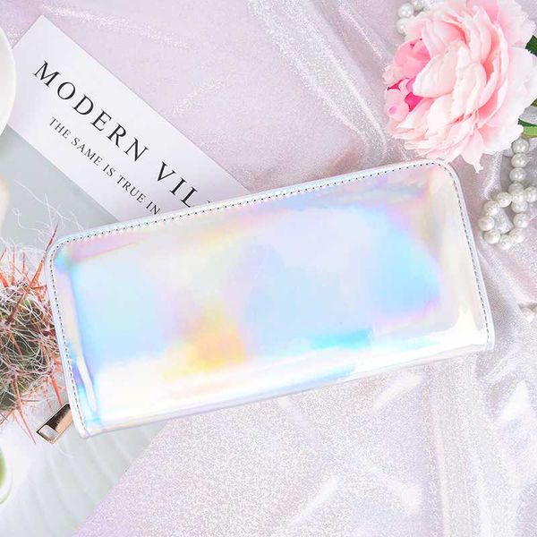 long zipper wallet daily shopping handbag holographic hologram bag, Red;black
long zipper wallet daily shopping handbag holographic hologram bag, Red;black