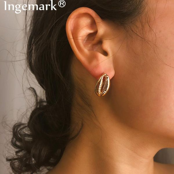 ingemark bohemian metallic punk cowrie shell stud earrings sweet simple mix design ocean beach seashell earrings brincos 2020, Golden;silver
ingemark bohemian metallic punk cowrie shell stud earrings sweet simple mix design ocean beach seashell earrings brincos 2020, Golden;silver