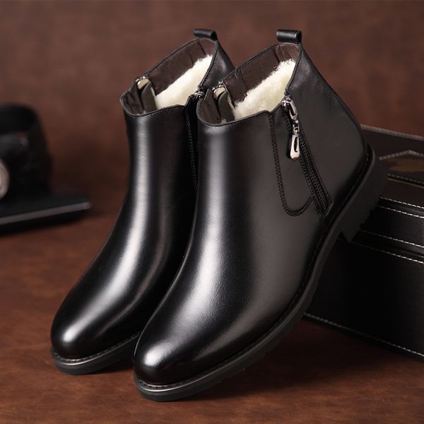 us6-10 fashion leather mens pointy toe oxford zipper casual ankle boots chukkas warm fur winter shoes, Black
us6-10 fashion leather mens pointy toe oxford zipper casual ankle boots chukkas warm fur winter shoes, Black