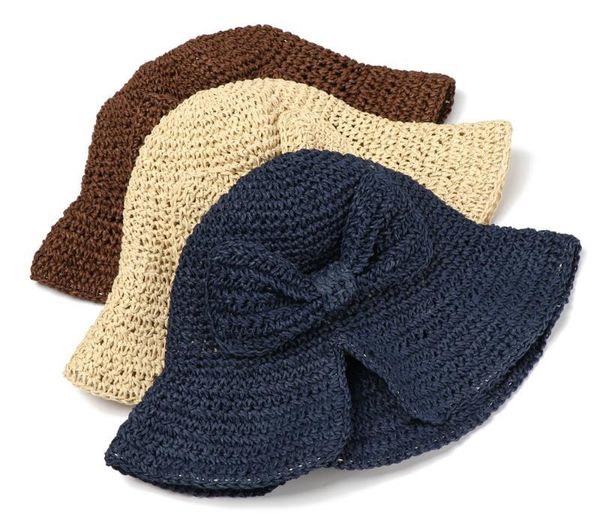 female fashion brimmed wide brim hat women straw dome bucket hat french elegant bowknot summer beach sun foldable shade, Blue;gray
female fashion brimmed wide brim hat women straw dome bucket hat french elegant bowknot summer beach sun foldable shade, Blue;gray