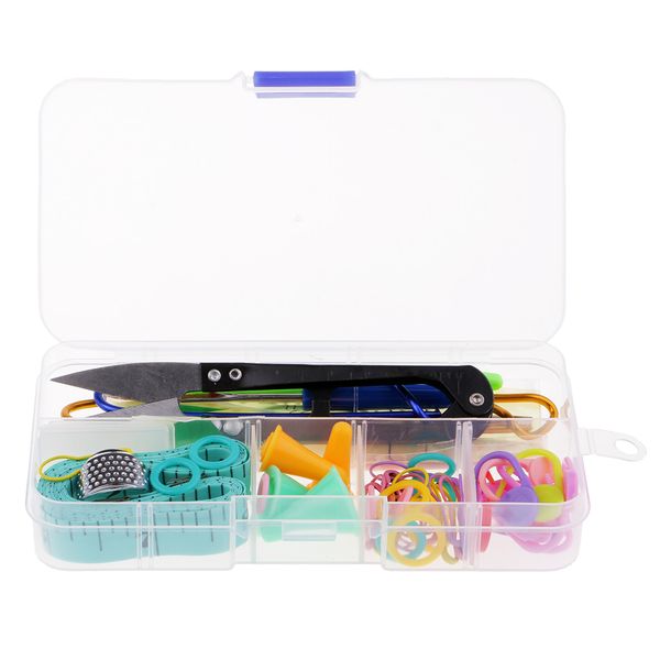 57 pieces basic sewing knitting crochet tools accessories supplies with case knit kit lots, White
57 pieces basic sewing knitting crochet tools accessories supplies with case knit kit lots, White