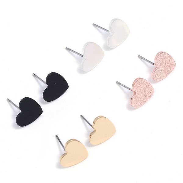 stud 4 pairs/set women earrings set cute jewelry colorful heart round geometric metal fashion, Golden;silver
stud 4 pairs/set women earrings set cute jewelry colorful heart round geometric metal fashion, Golden;silver